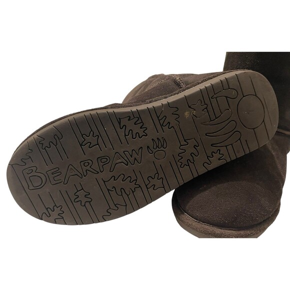 Women’s Size 7 Chocolate Brown Bearpaw Boots Preowned - Picture 5 of 8